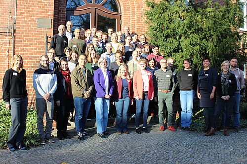 Group photo of the project participants at the closing event.