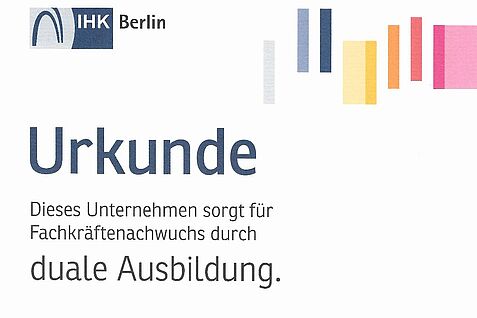 Urkunde IHK 2023