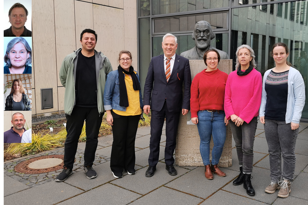
	Beteiligte der Nachwuchsforschergruppe Arzneipflanzen.
