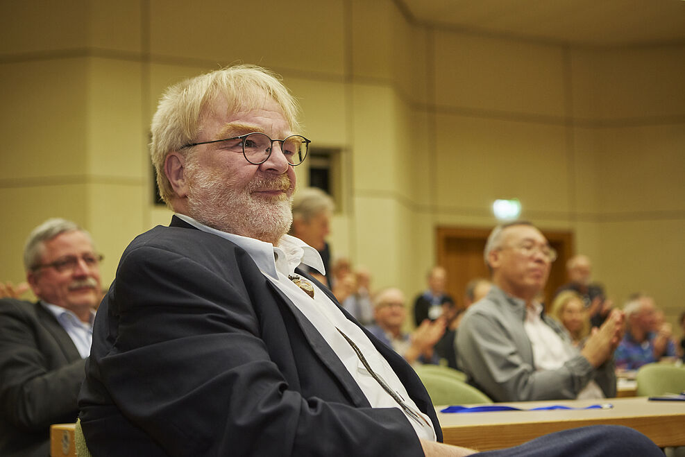 
	Ewald Schnug bei seiner Ernennung zum Ehrenpräsidenten des CIEC am 5.9.2019 © S. Sobotta
