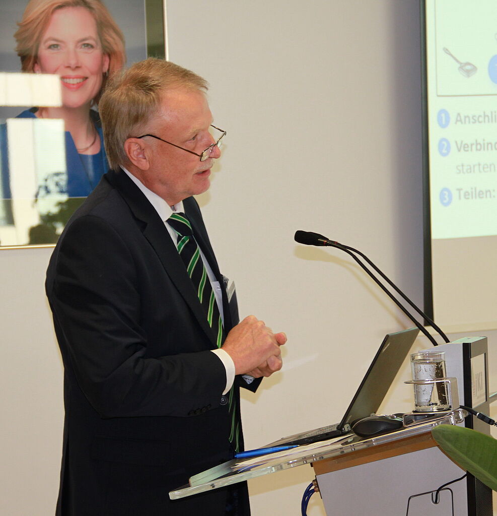 
	Prof. Dr. Dr. h. c. Wolfgang Friedt, Universität Gießen für den Wissenschaftlicher Beirat. Foto: Gerlinde Nachtigall/JKI
