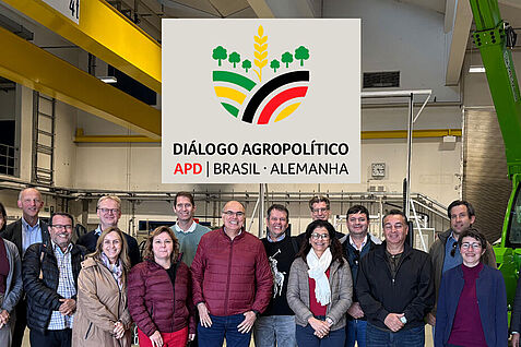 Eine Brasilianische Delegation der Forschungseinrichtung Embrapa, des Agrarministeriums und des Deutsch-Brasilianischen Agrarpolitischen Dialogs besuchte das Julius Kühn-Insttiut in Braunschweig. © S. Barnert/JKI