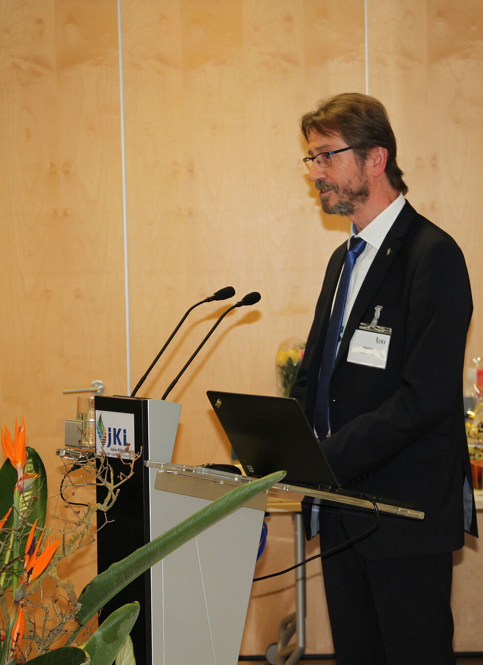 
	Ralf Heinke, JKI-Gesamtpersonalrat dankt für konstruktive Zusammenarbeit. Foto: Gerlinde Nachtigall/JKI
