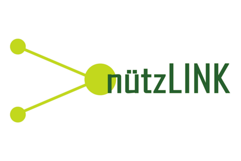 Logo des NützLINK-Projektes am JKI. NützLINK ist Teil des "Nationalen Monitoringder biologischen Vielfalt in der Agrarlandschaft" (MonviA). ©JKI