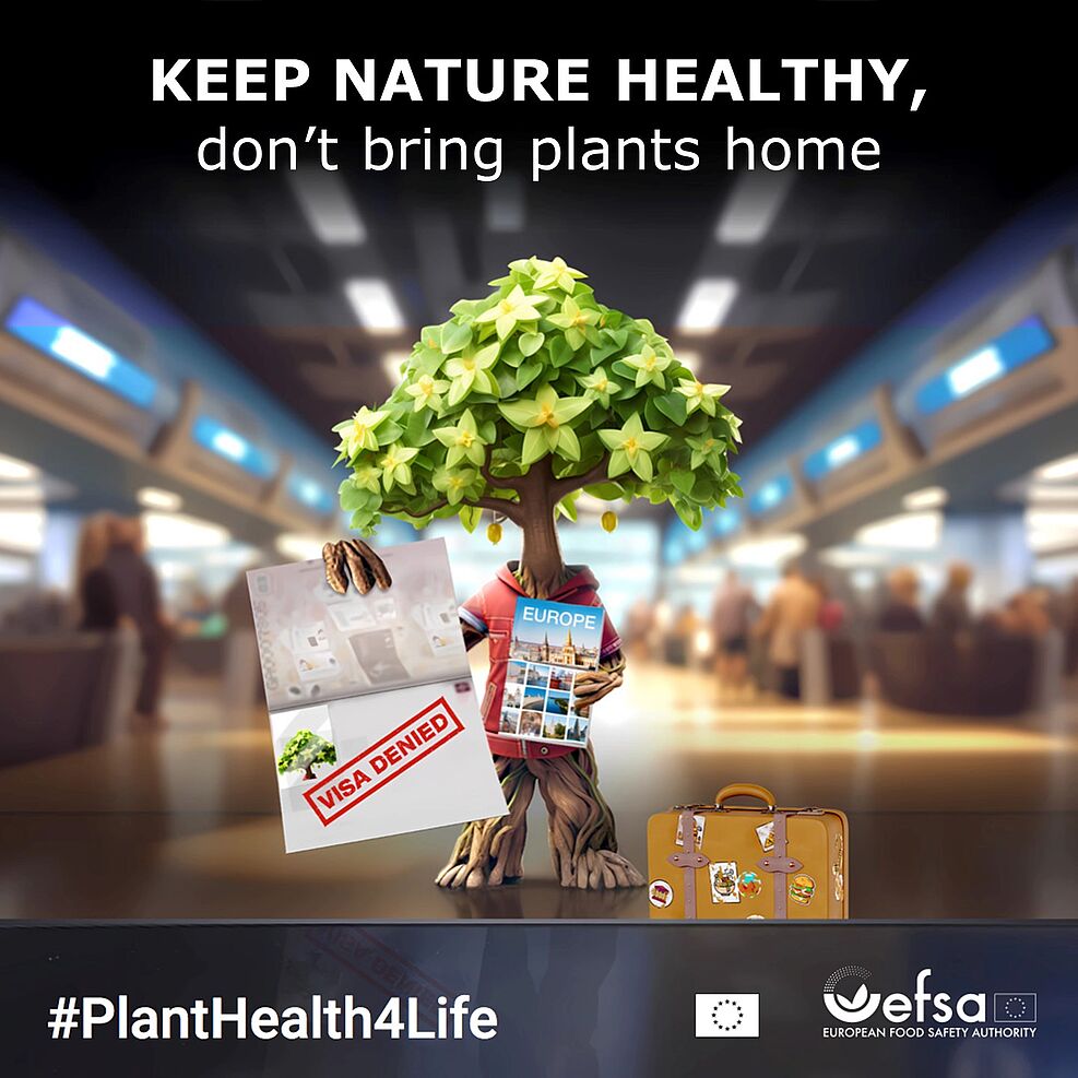 
	Leitbild der EFSA-Kampagne #PlantHealth4Life.
